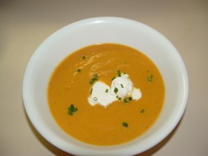 Curried pumpkin soup Curried pumpkin soup